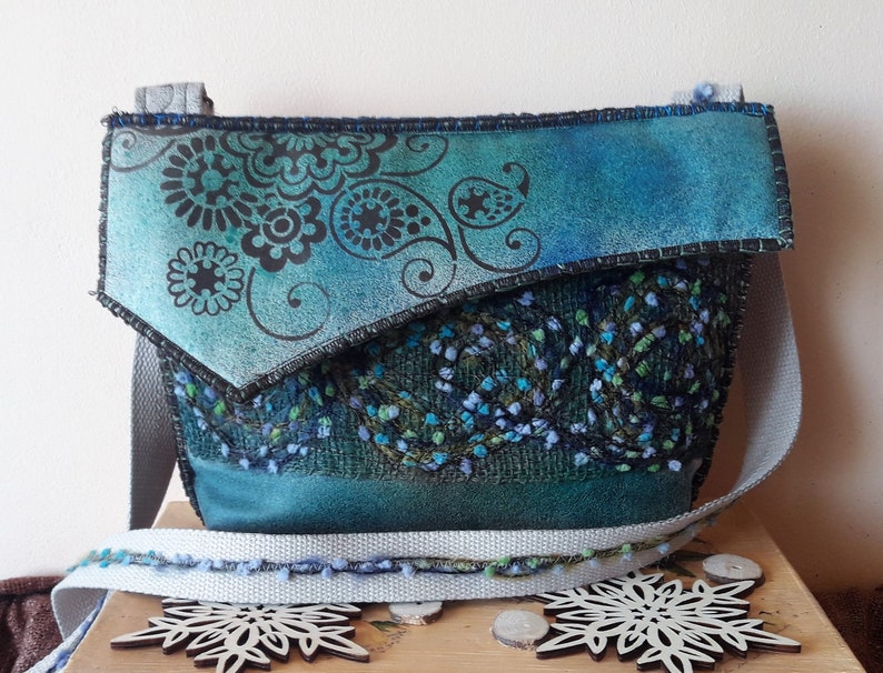 Colorful Crossbody or Shoulder Bag Crossbody Bohemian Purse Etsy