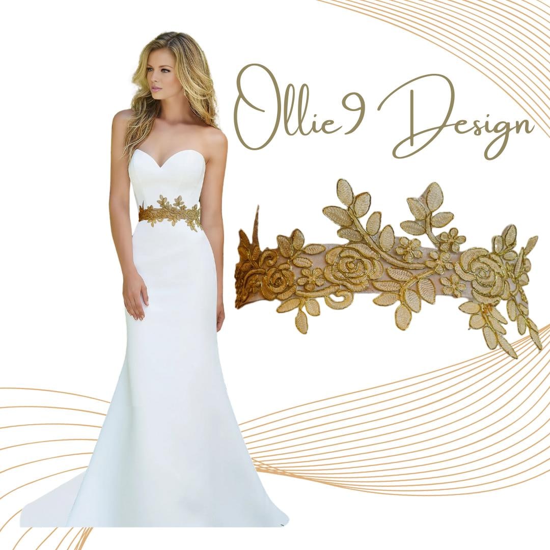 Women's Casual Elegant Fashion Round Buckle Wedding Gold Chain Belt
