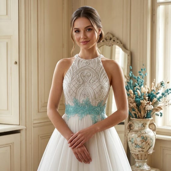 lace belt for bridesmaid dress Blue Bridal Belt, Wedding Sash, Satin Tie Waist Belt, Formal Gown Belt, Evening Dress * Color:Jade/Aqua