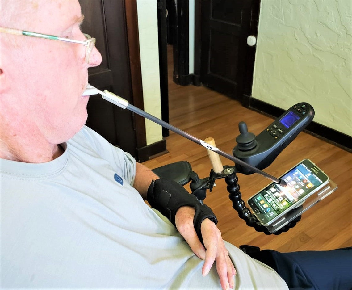 Mouthstick V Bite Angled Jastick Mouth Stick & Stylus Etsy