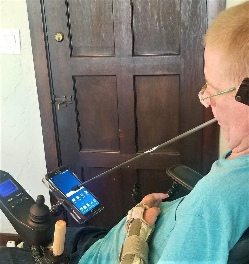 Mouth Stick Stylus Single Bite Wand Capacitive for Touch Screen, Tablet