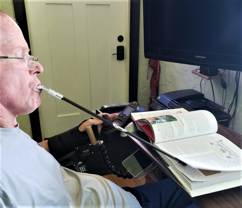 Mouth Stick Stylus Vbite Angled Capacitive for Touch Screen, Tablet