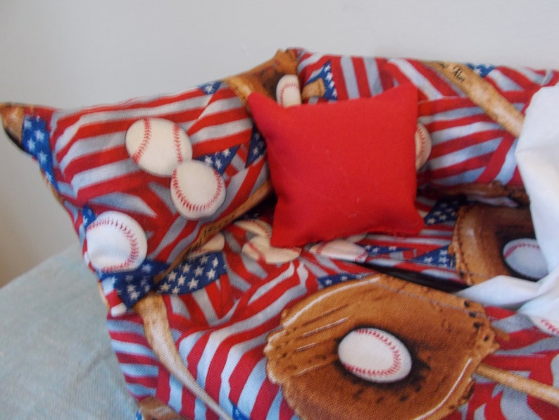 Washington Nationals Baseball Sofa Couch Tissue Box Cover With Little Pillows Washington Nationals Baseball Sofa Couch Tissue Box Cover With Little Pillows