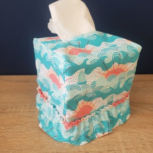 Seaside Cube Tissue Box Cover