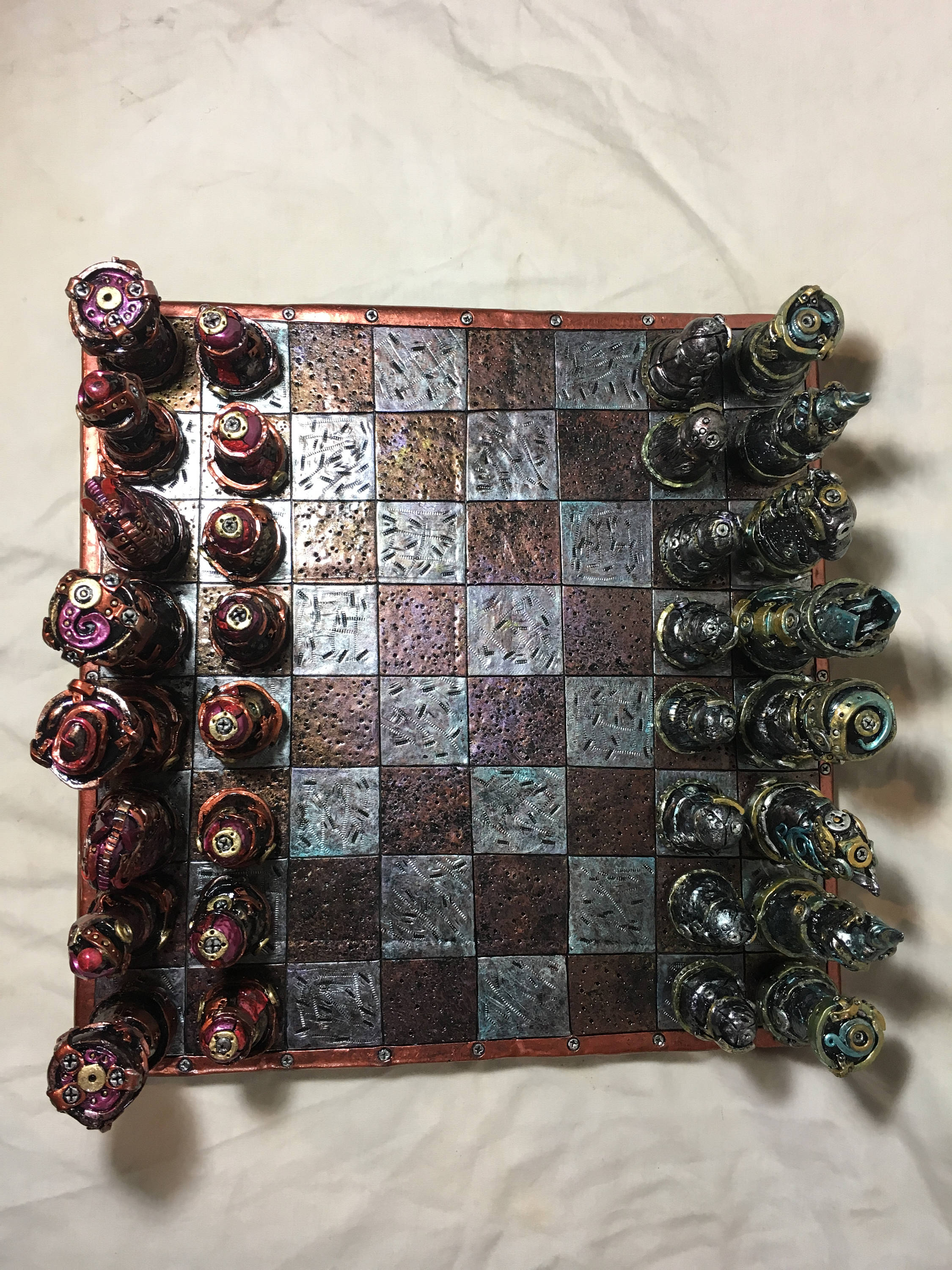Fabulous Fire & Ice Steampunk Chess Set - Etsy Canada