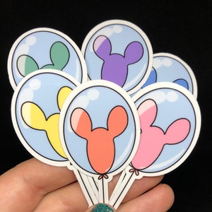 Mickey Balloon Vinyl Sticker
