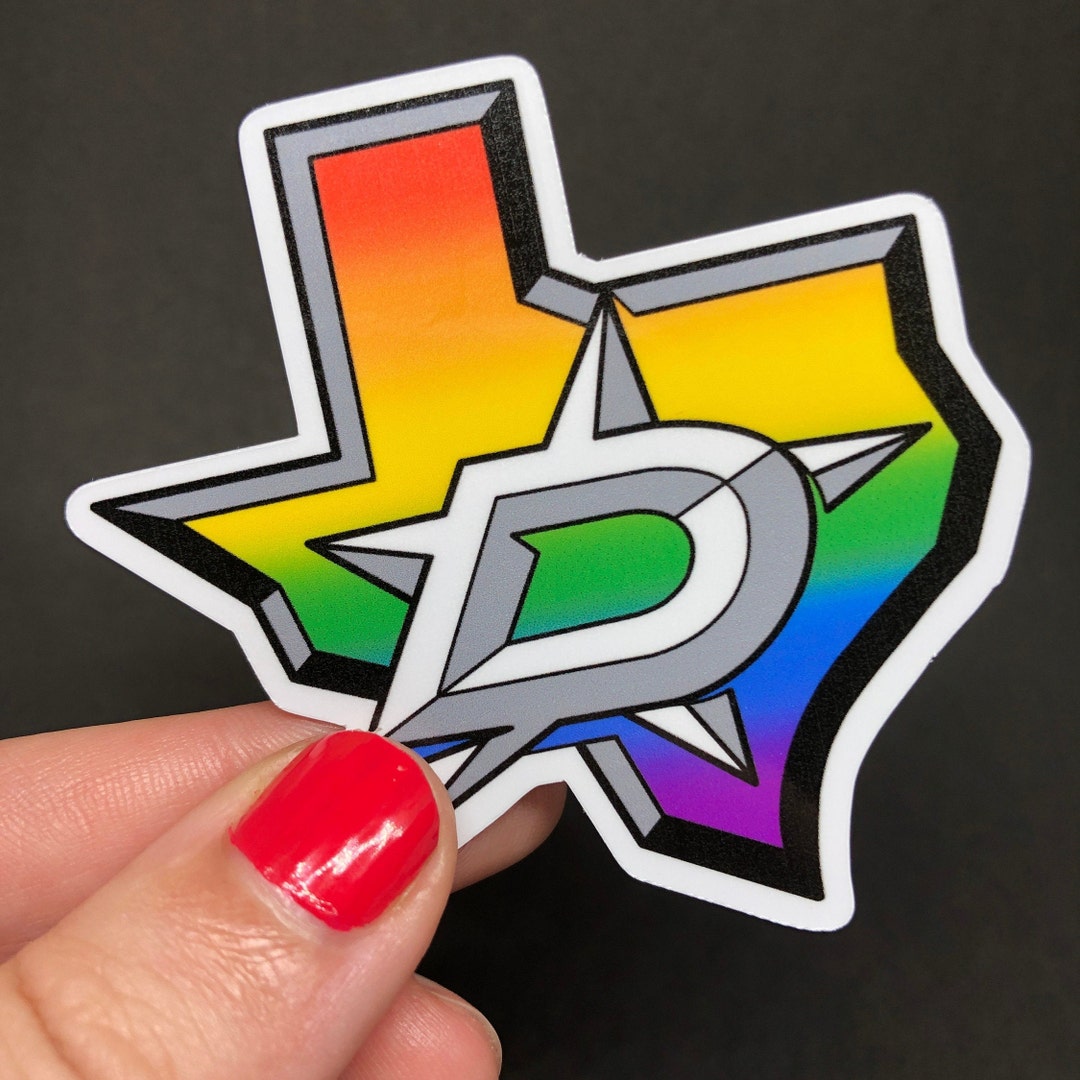 Small Dallas Sticker Dallas Pride Vinyl Sticker - Etsy