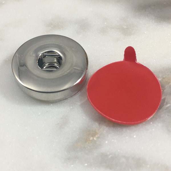 Interchangeable Adhesive Snap Button Base => EXCLUDES Snap Button <= Perfect for adding Snap Buttons to Purses, Wallets or Sunglasses