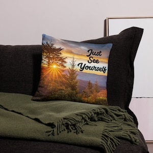 Throw Pillowcase, Pillow Cover &lt;Just see yourself, just see me too&gt; Paradise, Best Life Ever