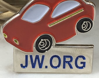 Caleb Toy Car JW.ORG Lapel Pin