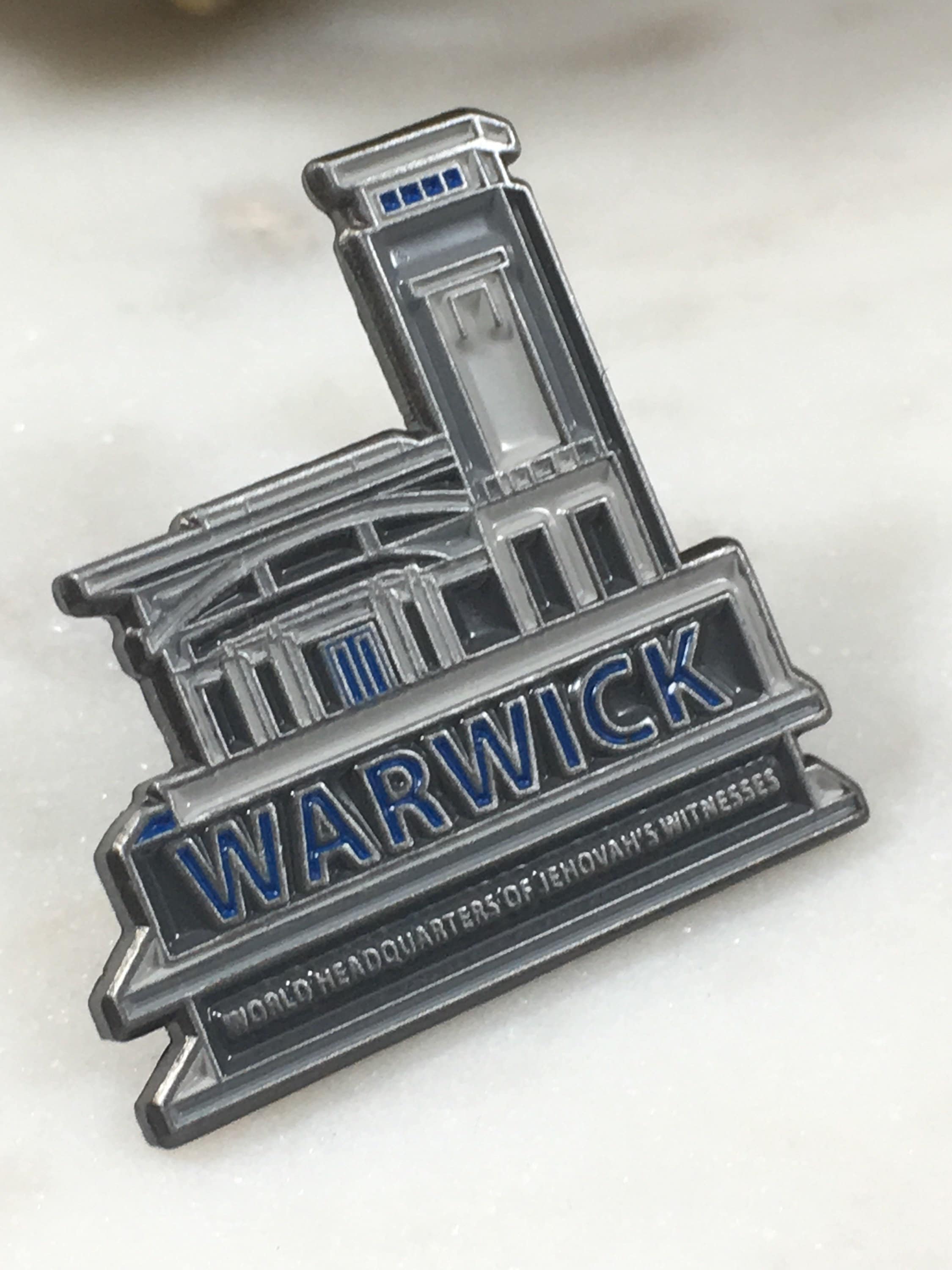 Warwick Bethel World JW Headquarters Lapel Pin With Rubber Etsy
