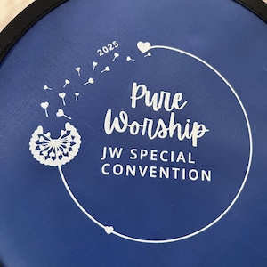 Pure Worship 2025 Special Convention Collapsible Hand Fan with handle [Lot of 1]