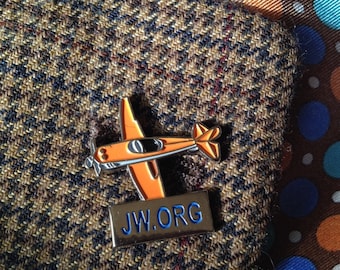 Caleb Airplane JW.ORG Lapel Pin [LOT of 1]