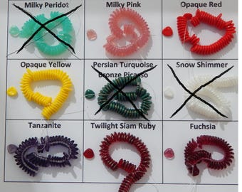 Czech Petal Beads 8x7 mm