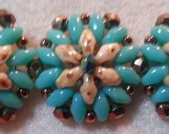 Crystal Eye Super Duo Armband