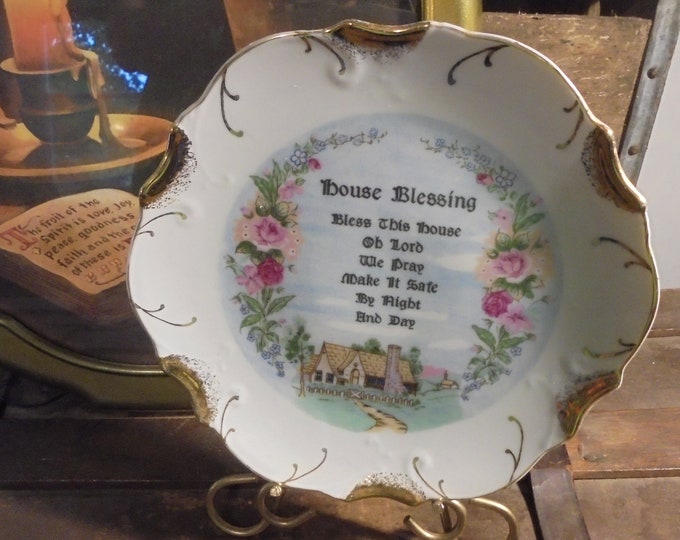 Religious Plateprayer Platehouse Blessing Etsy