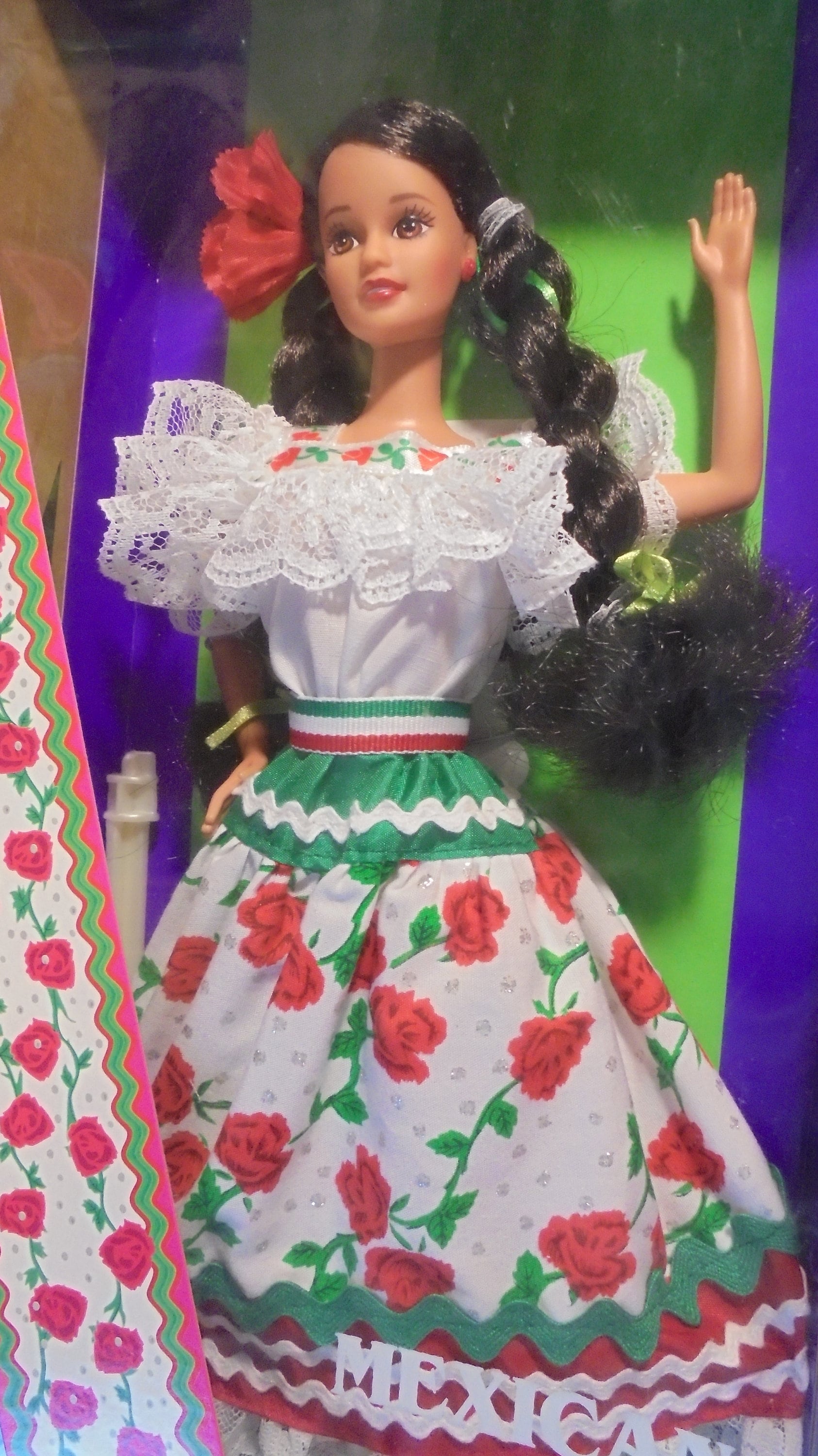 Mexico Barbie Dolls of the World Collector Edition Vintage 1995 Christmas Gift NBRFB 14449 China