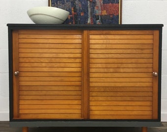 Vintage MCM Record Cabinet