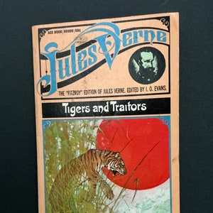 Vintage 1959 Science Fiction Classic. Tigers and Traitors, Jules Verne.