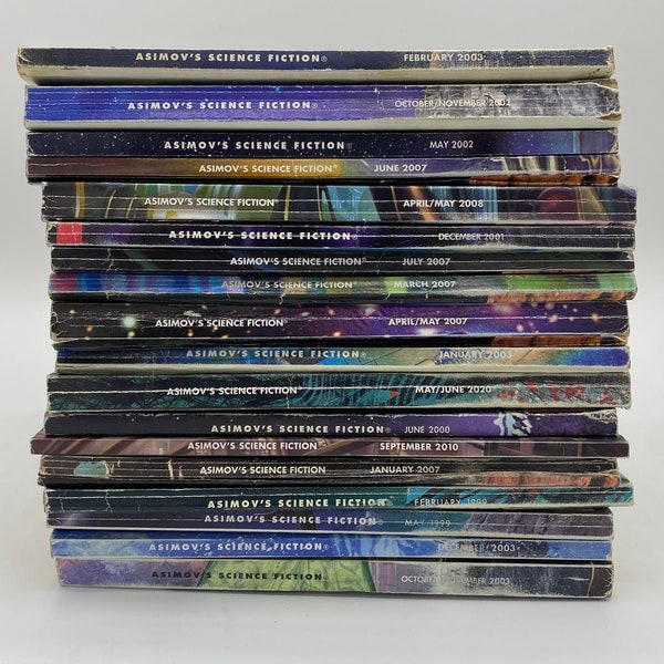 Sci-Fi et Fantasy Pulp/Magazine Lot (3 par commande), vintage Sci-Fi and Fantasy