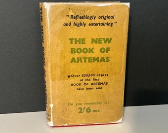 Hard to Find Vintage Book. The New Book of Artemas by Robert Hale, 1939.