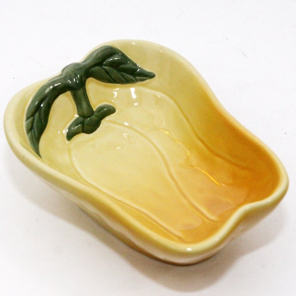 Williams-Sonoma Jardin Potager Ceramic Yellow Pepper Dip Dish Sauce Dish