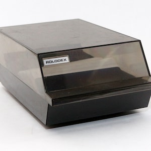 Genuine Rolodex VIP 24 C Schwarz Kartei 30 Visitenkarten Hüllen Imperfekt