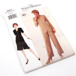 Vogue Woman Sewing Pattern 8987 Top Pants Shorts 1994 Easy SZ 18-20-22 Uncut FF
