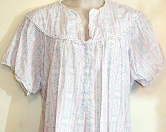 Lanz Of Salzburg Camicia da notte Donna 3XL 100% Cotone Tirolese Manica Corta