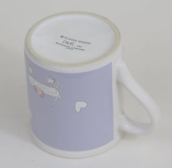 Flavia Weedn Cup Mug by Papel, A Place In My Heart, Lavender, Vintage, Mint Flavia Weedn Cup Mug by Papel, A Place In My Heart, Lavender, Vintage, Mint
