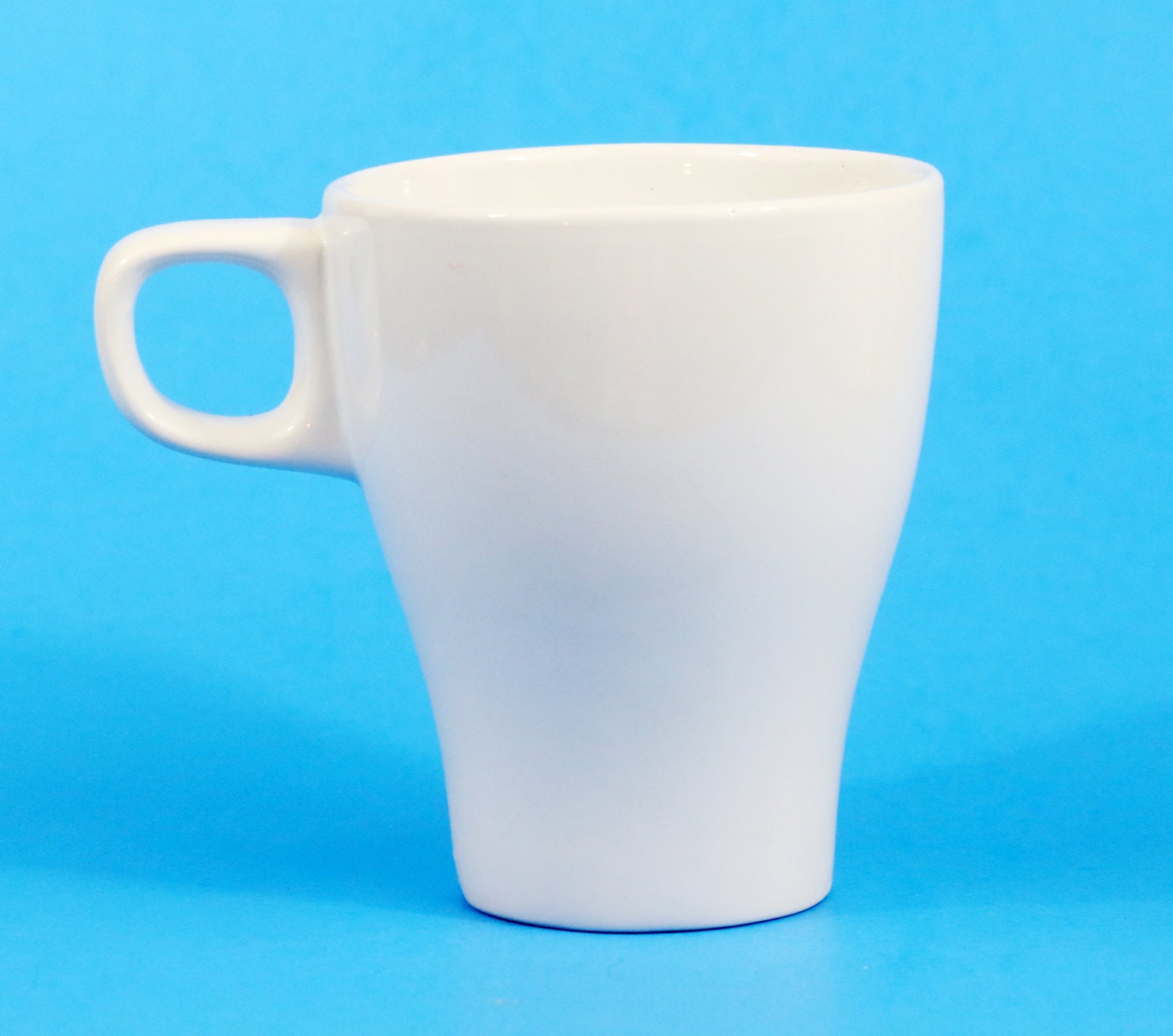 Ikea Fargrik Coffee Mug Cup Stoneware Stackable White Etsy