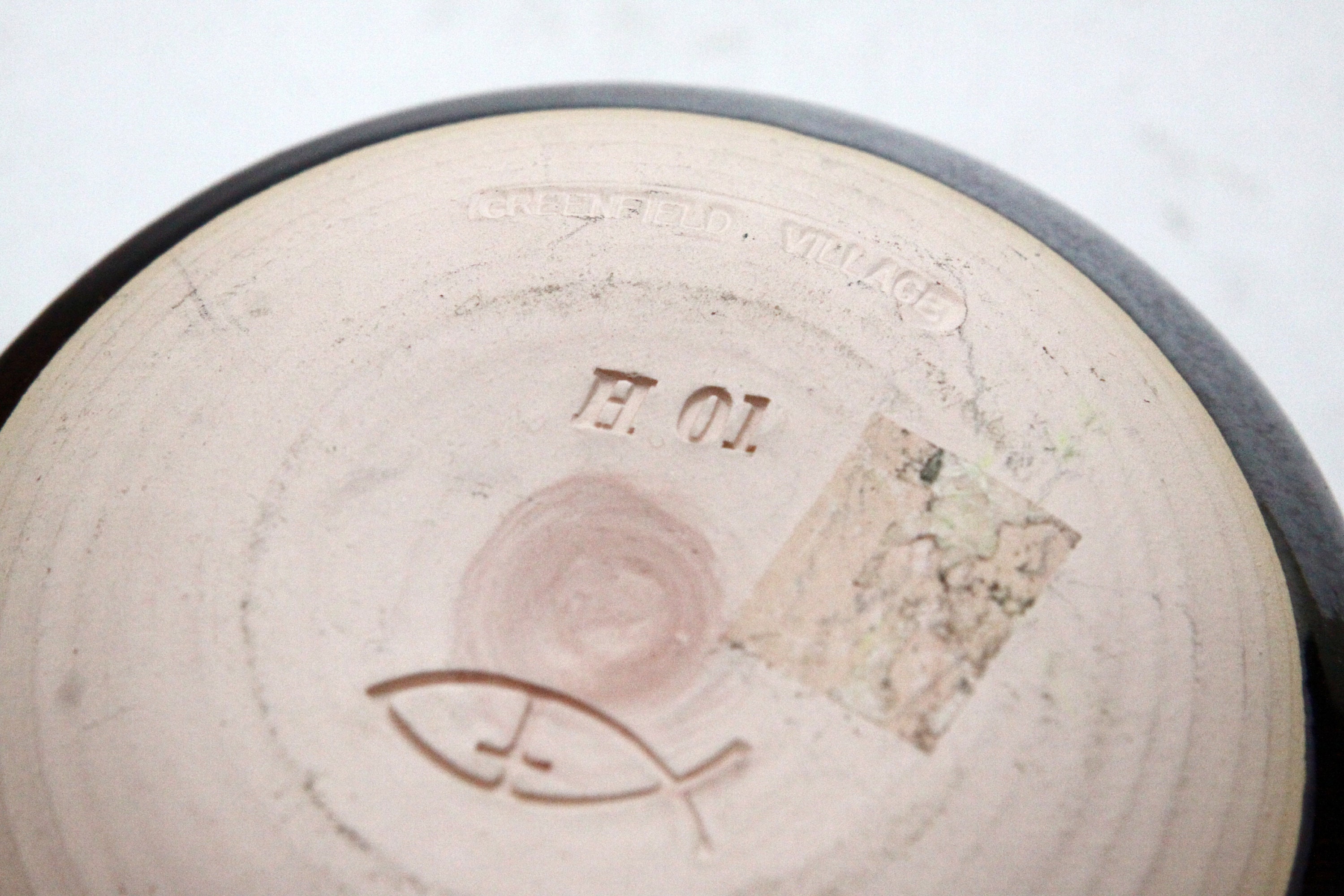 Greenfield Village Pottery Single Candle Holder Candle 4 Etsy