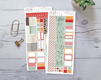 Mini Happy Planner "Winter Wonderland" Monthly Planner Sticker Kit