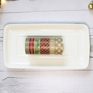 Christmas Washi Sample Set - 24&quot; Samples of 6 Patterns - Recollections - &quot;Krafty Christmas&quot;