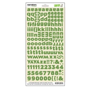 Stickers alphabet "Narrators" Fauve - Vert elfe
