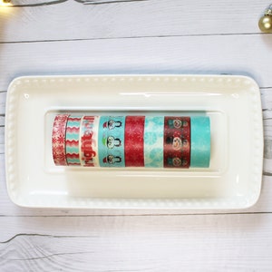 Christmas Washi Sample Set - 24&quot; Samples of 8 Patterns - Recollections - &quot;Merry & Bright&quot;