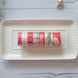 Christmas Washi Sample Set - 24&quot; Samples of 7 Patterns - Recollections - &quot;Special Delivery&quot;