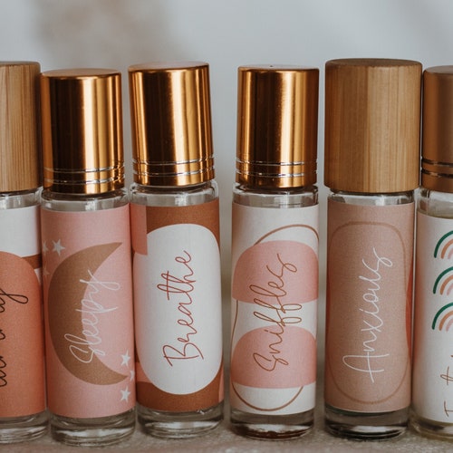 Roller Bottle Printable Labels Essential Oil Labels Avery - Etsy