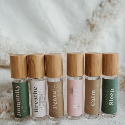 Roller Bottle Printable Labels Essential Oil Labels Avery - Etsy