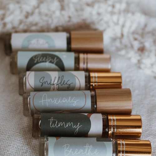 Essential Oil Roller Labels Printable Roller Bottle Labels - Etsy