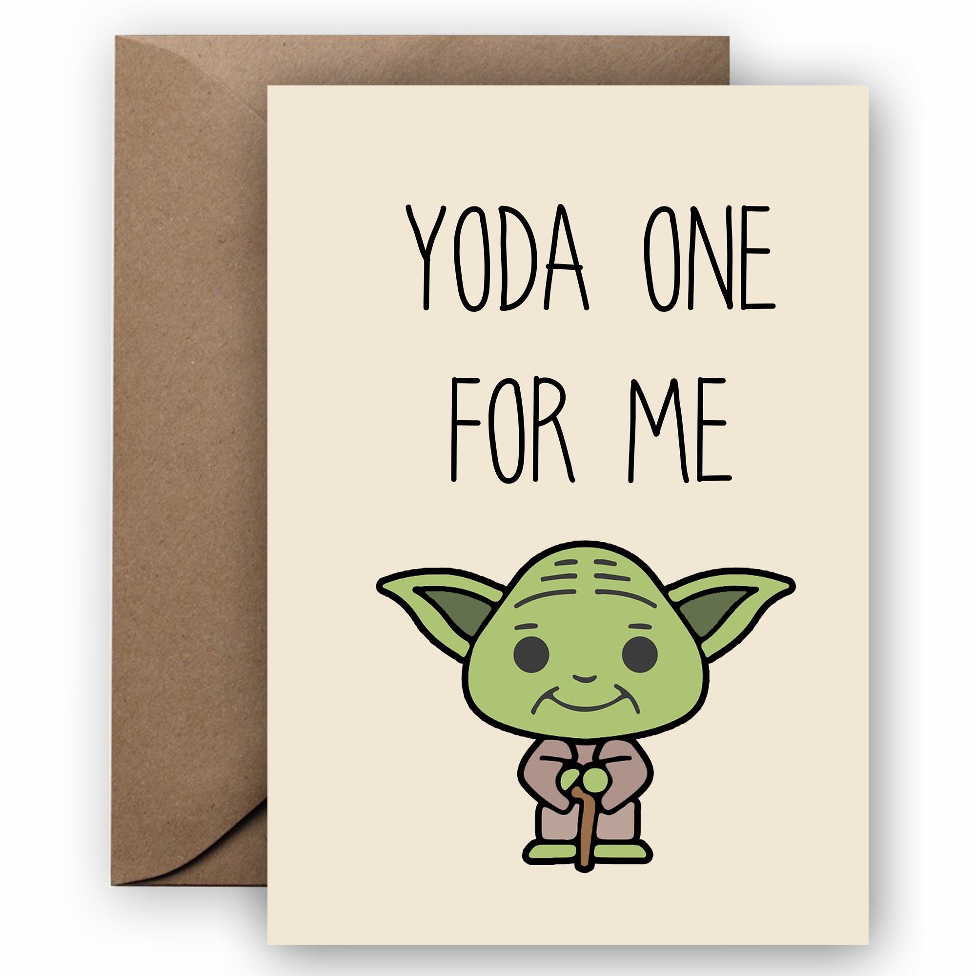 Valentines/Just Because Yoda One For Me | Etsy