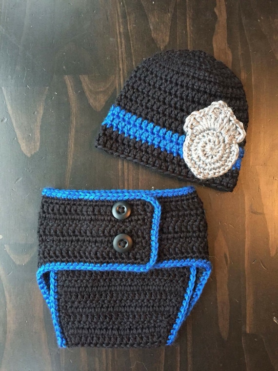 Thin blue line newborn set