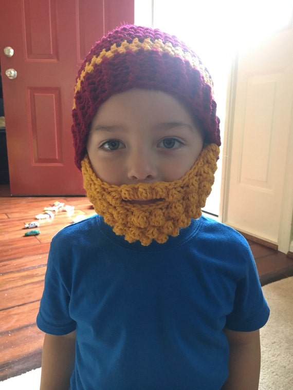 Football team inspired Beard hat