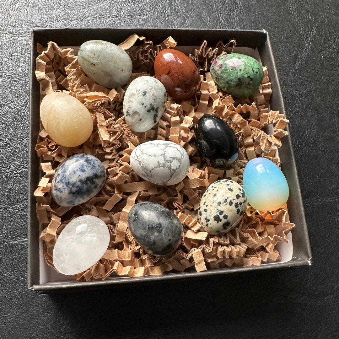 Crystal Easter Egg Gemstone Ostara Healing Stone Witch Birthday Gift
