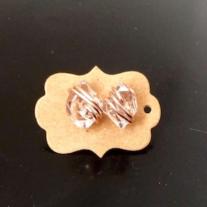 Herkimer Diamond Earring Studs
