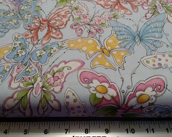 Up & Away on Blue from Quilting Treasures by the yard.