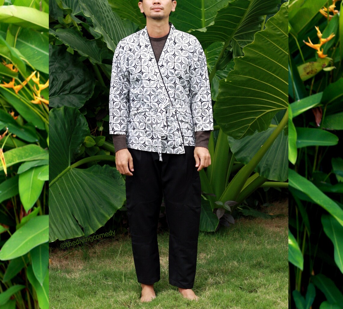 Mens kimono jacket summer kimono men hanten kimono for men Etsy