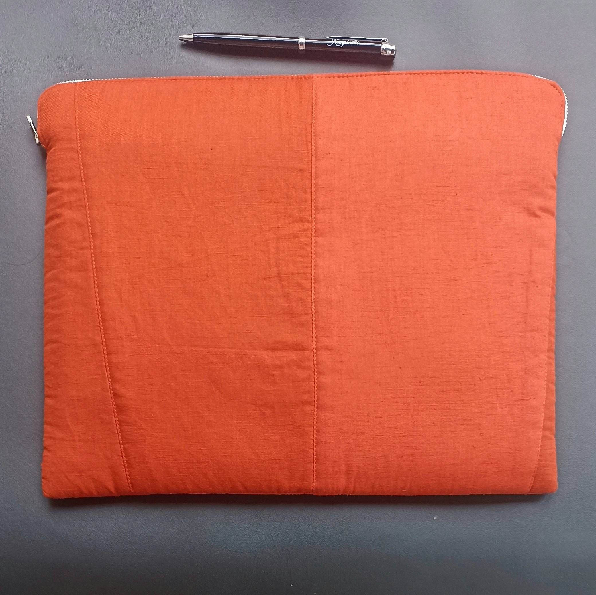 Linen Laptop Sleeve 16 Inch Laptop Pouch Eagle Ray Etsy