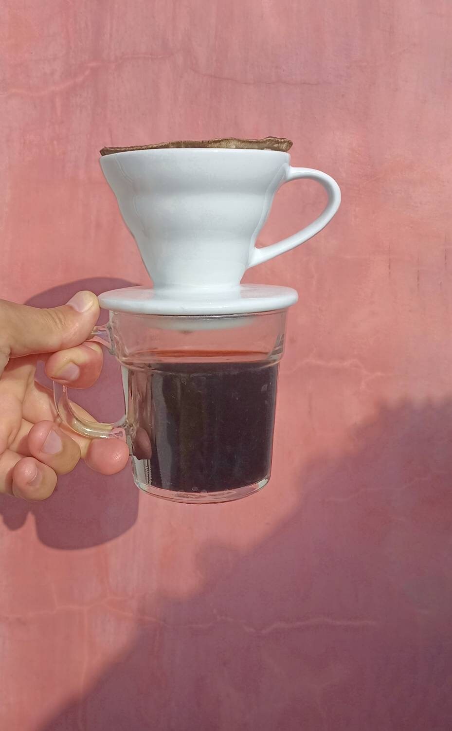 Set 2 Reusable Coffee Filter Unbleached Cotton Fabric Cotton Etsy