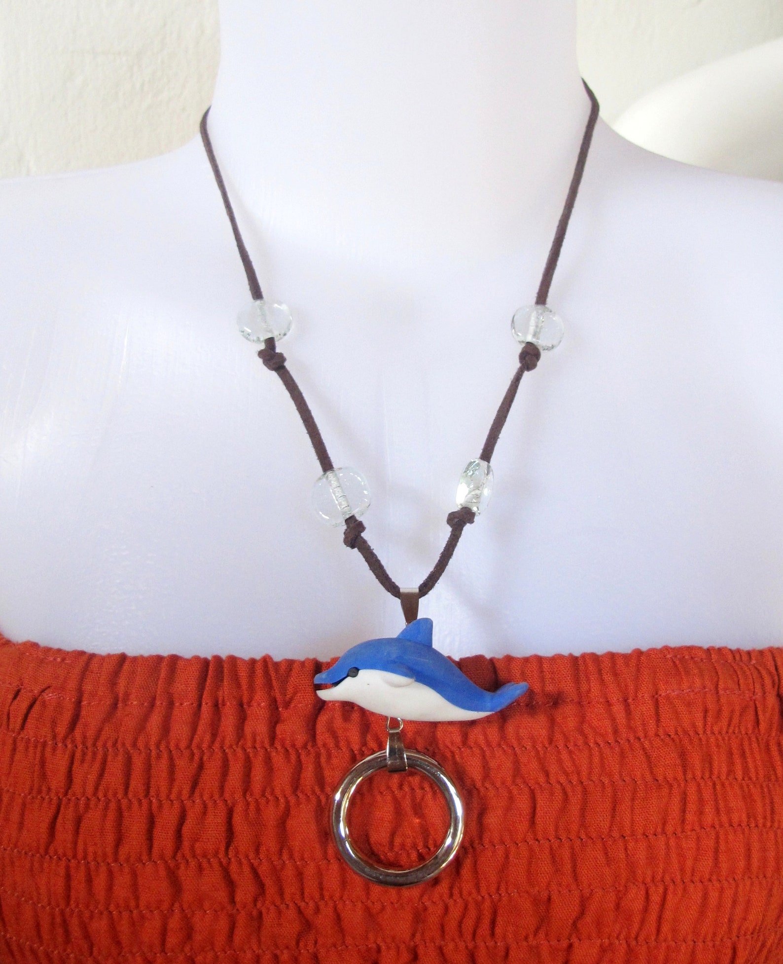 Whale Shark Necklace Dolphin Necklace Whale Necklace Etsy